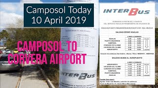 Camposol Bus to Corvera Airport Spain camposolspain expatinmazarron [upl. by Oremoh]