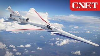 Exclusive look at NASAs lowboom supersonic plane [upl. by Ellie]