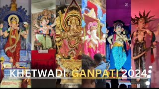 Khetwadi Ganpati Darshan 2024 mumbai Tallest ganpati viralvideo fyp ganeshchaturthi god [upl. by Arakihc650]