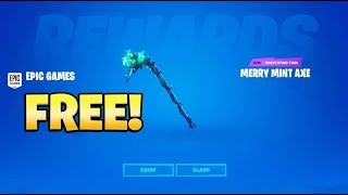 How To Get MINTY PICKAXE for FREE in Fortnite Chapter 5 Season 2 [upl. by Philoo]