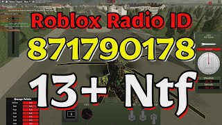 Ntf Roblox Radio CodesIDs [upl. by Desi]