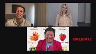 Emma Roberts and Luke Bracey Talk About “Holidate” [upl. by Nyladnor]