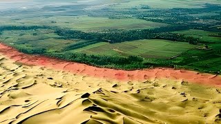 Chinas Amazing Desert greening project [upl. by Jalbert]