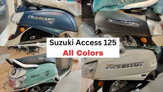 2024 Suzuki Access 125 All New Colors With Price Information [upl. by Elkcim]