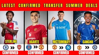 ALL CONFIRMED AND RUMOURED SUMMER TRANSFER DEALS STERLING SANCHO DEALS football fabrizioromano [upl. by Reid]