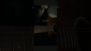 🖇️My 1st Guitar cover 🖤🩹•Flower• 🌷✨ music aesthetic fyp fypシ゚viral lyrics korean [upl. by Crescint]