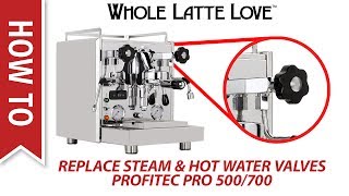 How To Replace Steam amp Hot Water Valves on Profitec Pro 500 and 700 Espresso Machines [upl. by Zaneski]