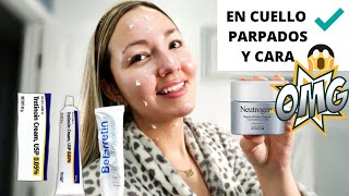 COMO APLICAR TRETINOINA EN LA CARA✅ RETINOL EN CUELLO CONTORNO DE OJOS Y MANOS ADAPALENO RETIN A [upl. by Nauq]