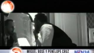 Miguel Bosé y Penélope Cruz juntos en el video del nuevo sencillo del cantante [upl. by Nemhauser473]