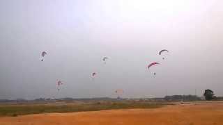 The Walis Paramotors Fly pass on my 58th Birthday and start of ramathah [upl. by Tybie]