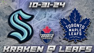 103124 Seattle Kraken vs Toronto Maple Leafs Game Audio  NHL LIVE Stream Gamecast amp Chat [upl. by Grannie]