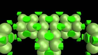 26b Fluorite Calcium Difluoride  from unit cell to packing [upl. by Enoob214]