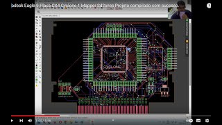 FPGA SNES Cartucho da PCB do Mapper CX4 CYCLONE 1 EP1C3T144C8N Parte 4 Troca de pinagem [upl. by Gnouc]