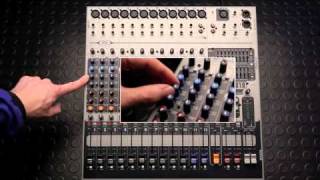 Peavey XR1212 powered mixer Part 1 [upl. by Kanya]