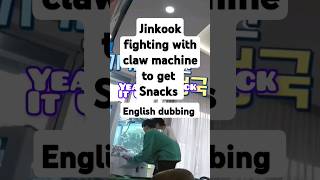 58 ENGLISH DUBBING jinkook fighting claw machine to get snacks 🥰 kookjin jinkook [upl. by Acinoj]