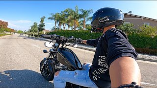 Harley Motovlog Mic Shootout Power DeWise Purple Panda Movo ACM400 [upl. by Refinne463]