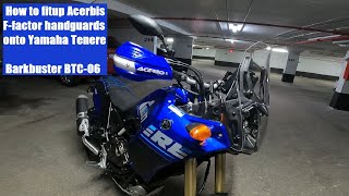 2022 Yamaha Tenere 700 Acerbis XFactor handguards installed [upl. by Kimbra936]