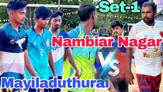 Set1Mailaduthurai 🆚Nambiyar Nagar League Match [upl. by Bourgeois593]