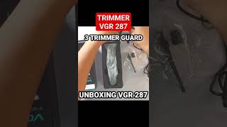 UNBOXING BUDGET TRIMMER VGR 287 barber barbershop hair clippers barberworld haircut trimmer [upl. by Lenny]