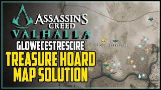 Glowecestrescire Hoard Map Solution Assassin’s Creed Valhalla [upl. by Sonstrom]