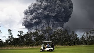 Hawaiis Kilauea volcano erupts [upl. by Goldner]