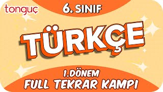 6 Sınıf Türkçe 1 Dönem Full Tekrar ♻ 2024 [upl. by Wie]