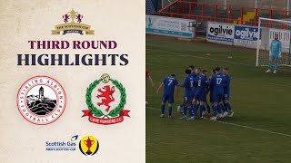 Stirling Albion 02 Cove Rangers  Scottish Gas Mens Scottish Cup Third Round Highlights [upl. by Garnes]