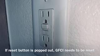 How to reset a GFCI outlet [upl. by Peppi]