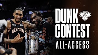 Inside Obi Toppins 2022 Dunk Contest Victory  Knicks AllAccess [upl. by Adahs]