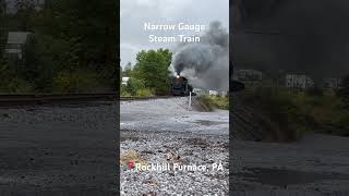 Narrow Gauge Steam Train  East Broad Top Railroad 16 with Coal  Freight Train [upl. by Swetiana]