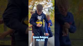 Fall trampoline basketball 🏀 halloween basketball trampoline [upl. by Imarej]