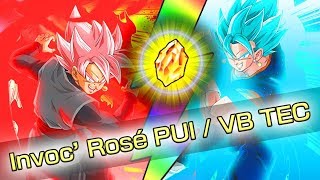 LE MEILLEUR PORTAIL DE LHISTOIRE INVOCATION VEGETO BLUE TEC  BLACK GOKU ROSE  DBZ DOKKAN BATTLE [upl. by Anirdua]