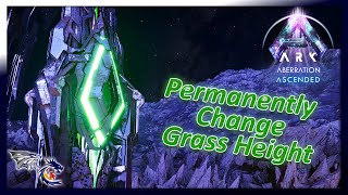 How To Change The Height Of Grass Without Using Mods  ARK Survival Ascended [upl. by Philly207]