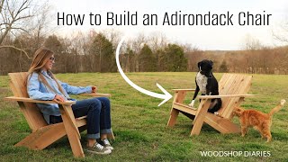 How to Build a Modern Adirondack Chair [upl. by Ylurt]