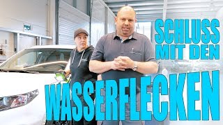 Wasser  Kalkflecken auf dem Autolack [upl. by Conlen]