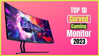 Top 10 Best Curved Gaming Monitor 2023 [upl. by Benny]