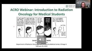 Med Students Webinar Introduction to Radiation Oncology [upl. by Ahsoik326]