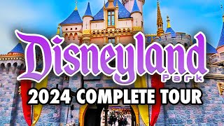 Disneyland Park 2024  Full Walkthrough amp Ride POVs 4K [upl. by Aneen981]