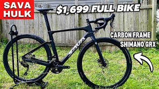 Sava Hulk Carbon Gravel Bike Review  Best Value Gravel Bike Under 2000 [upl. by Emersen]