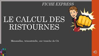 calcul de ristourne par tranche de ca [upl. by Ieluuk529]