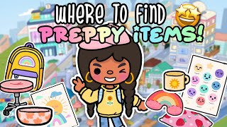 🤩 PREPPY ITEMS IN TOCA BOCA  Toca boca life world 🌍 WITH VOICE 🎙️ [upl. by Onairotciv]