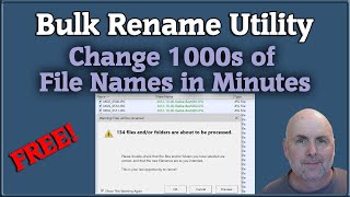 Bulk Rename Utility Windows  Changing 100s or 1000s of File Name [upl. by Dickinson]