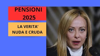 NOVITA SULLE PENSIONI 2025 [upl. by Nale]