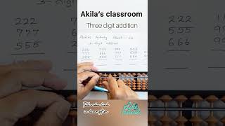 Abacus Activity Sheet 63  Three digit addition [upl. by Ibba]