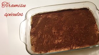 Recette de tiramisu aux spéculoos super simple [upl. by Eirek]