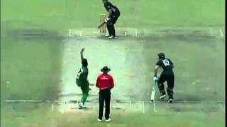 Bangladesh Cricket BD vs NZ ODI 5 Rubel Hossain Last Ball BanglaWash Oct 17 2010 [upl. by Obla]