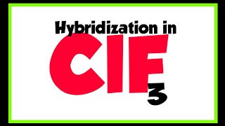 Hybridization in ClF3 GeometryofClF3 HybridizationinClF3 [upl. by Imorej]