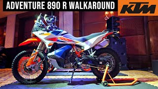 KTM 890 Adventure R First Look Walkaround Review India [upl. by Sherie710]