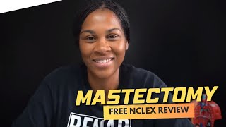 Mastectomy NCLEX V2 Review  Monday Motivation with Regina MSN RN [upl. by Pattie]