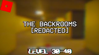 THE BACKROOMS REDACTED LEVEL 3040 Roblox [upl. by Portugal]